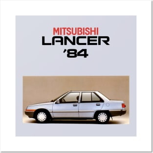 1984 MITSUBISHI LANCER - brochure Posters and Art